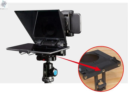 FEELWORLD  TP2A Portable 8 Inch Teleprompter Supports Under 8" DSLR Shooting Smartphone/Tablet Prompting Remote - Ai-TechWorld