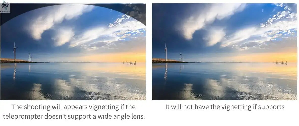 FEELWORLD  TP2A Portable 8 Inch Teleprompter Supports Under 8" DSLR Shooting Smartphone/Tablet Prompting Remote - Ai-TechWorld