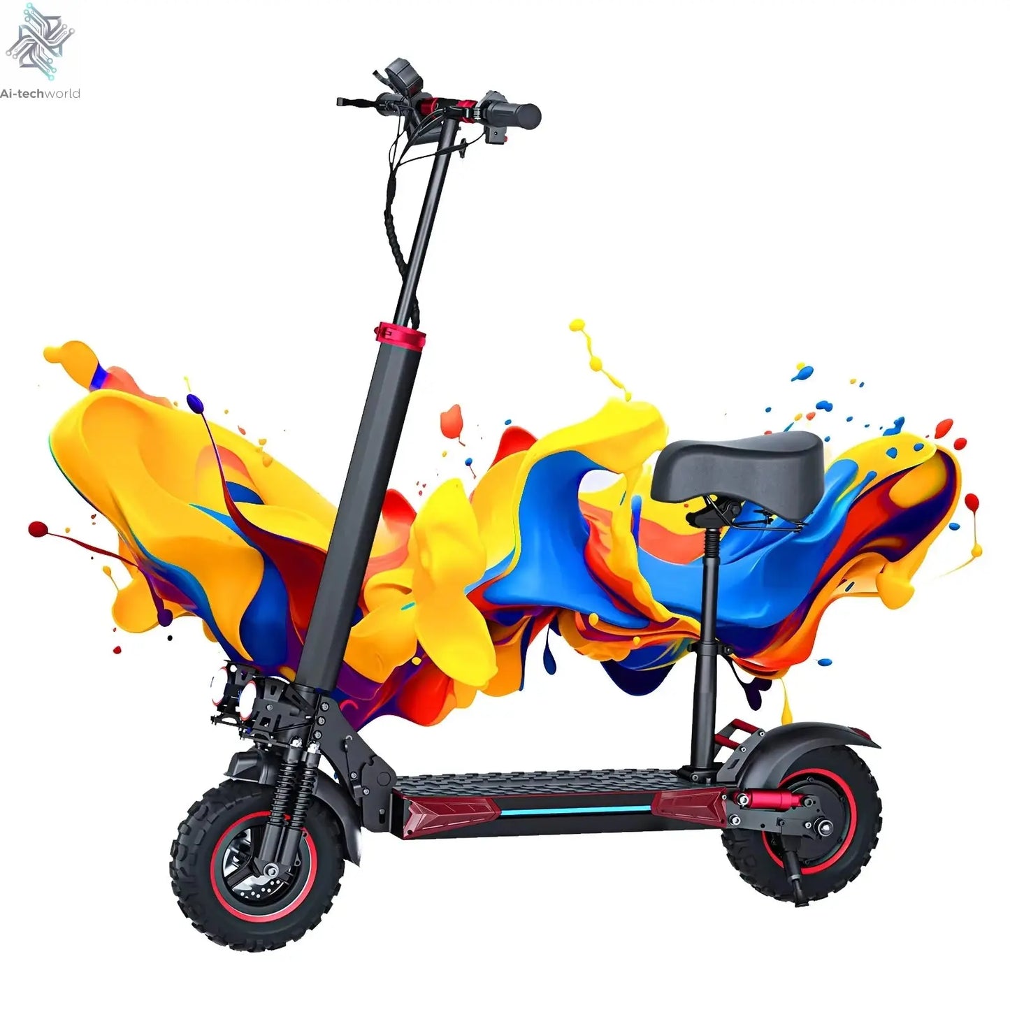 FREEBOY J11Plus Electric Scooter 1200W Motor 48V21AH Battery High Power Long Range Ai-TechWorld 