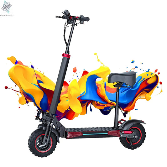 FREEBOY J11Plus Electric Scooter 1200W Motor 48V21AH Battery High Power Long Range Ai-TechWorld 