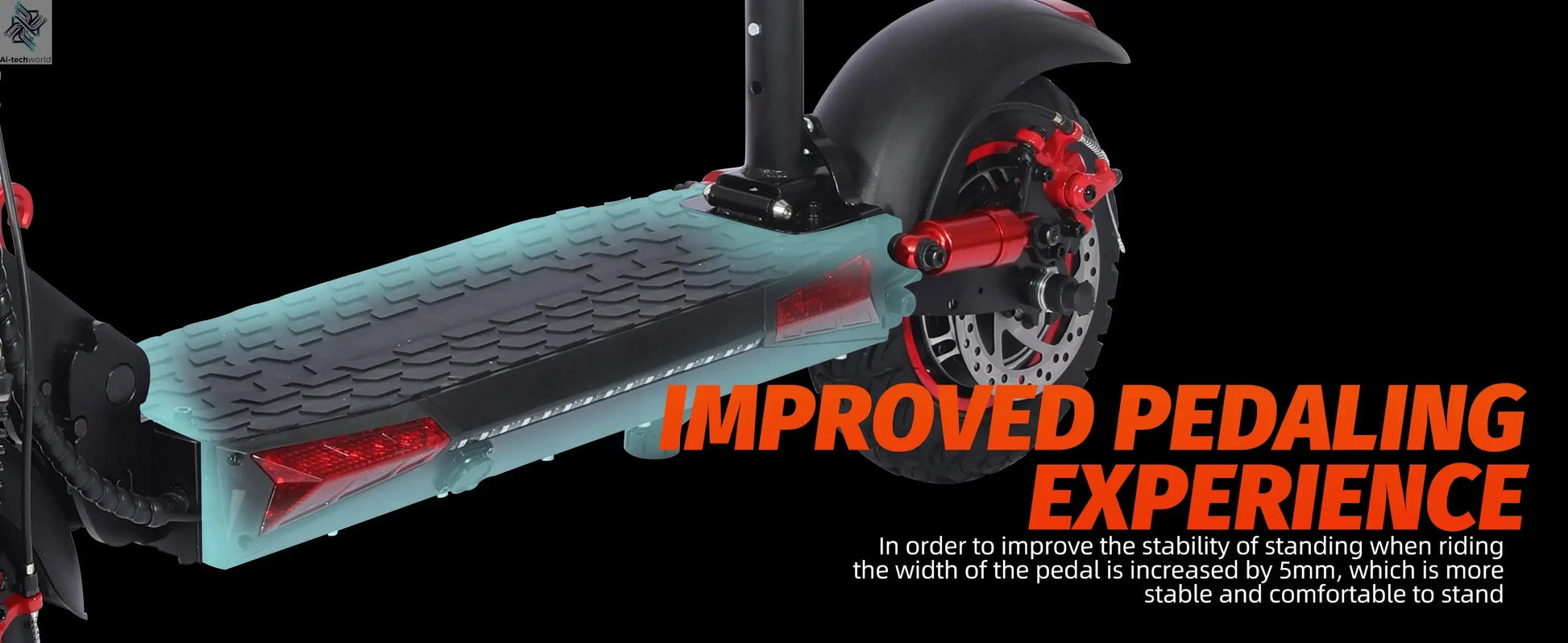 FREEBOY J11Plus Electric Scooter 1200W Motor 48V21AH Battery High Power Long Range Ai-TechWorld 