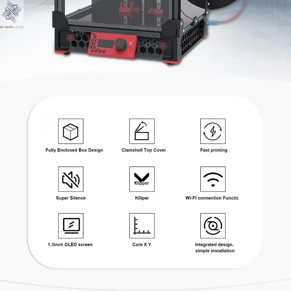 FYSETC Voron 0.2 R1 V1.1 Pro Corexy 3d Printer Upgraded Kit with Catalyst Kit V2.0 and M36 Motherboard Sailfish High flow Hotend Ai-TechWorld