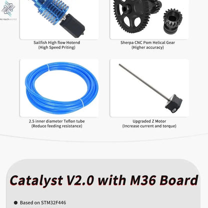 FYSETC Voron 0.2 R1 V1.1 Pro Corexy 3d Printer Upgraded Kit with Catalyst Kit V2.0 and M36 Motherboard Sailfish High flow Hotend Ai-TechWorld