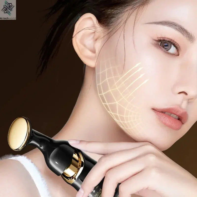 Face Lifting Device Neck Facial Eye Massage Introducer Microcurrent Skin Rejuvenation Anti Aging Beauty Device Face Massager Ai-TechWorld 