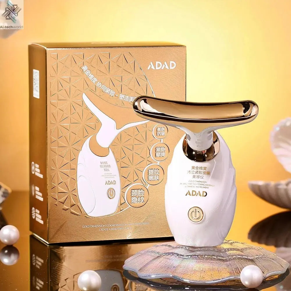 Face Lifting Device Neck Facial Eye Massage Introducer Microcurrent Skin Rejuvenation Anti Aging Beauty Device Face Massager Ai-TechWorld 