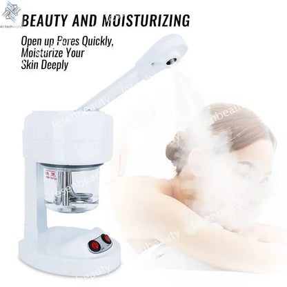 Facial Steamer for Face Facial Vaporizer Professional Face Steamer Hot Warm Mist Sprayer Moisturizing Portable Facial Steamer - Ai - TechWorld