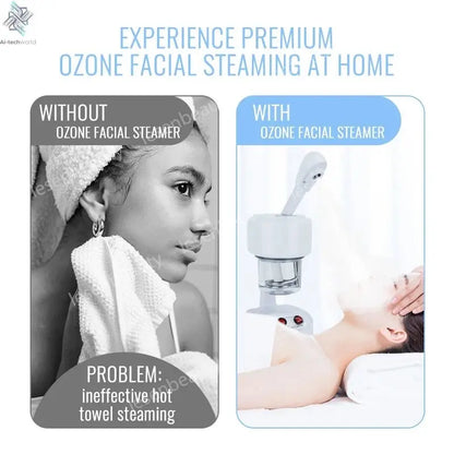 Facial Steamer for Face Facial Vaporizer Professional Face Steamer Hot Warm Mist Sprayer Moisturizing Portable Facial Steamer - Ai - TechWorld