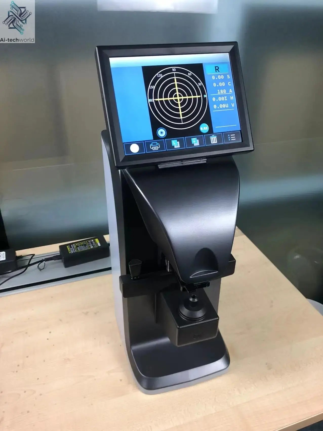 Factory Price Free Shipping Auto Lensmeter Lensometer Focimeter with Printer Ai-TechWorld 