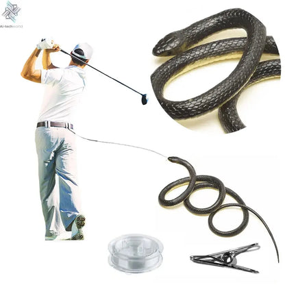 Fake Snake Toy with String and Clip Snake on A String Prank Props Simulation Snake Toy for Teasing Friends - Ai-TechWorld