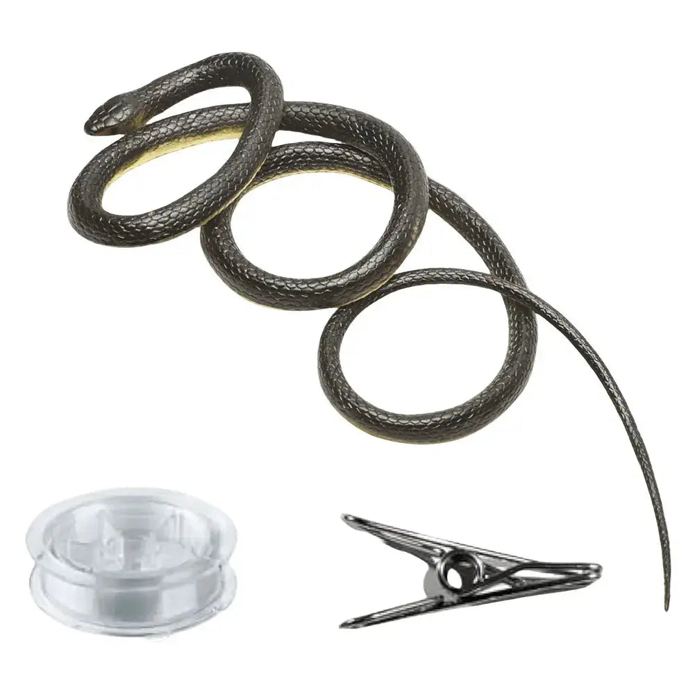 Fake Snake Toy with String and Clip Snake on A String Prank Props Simulation Snake Toy for Teasing Friends - Ai-TechWorld