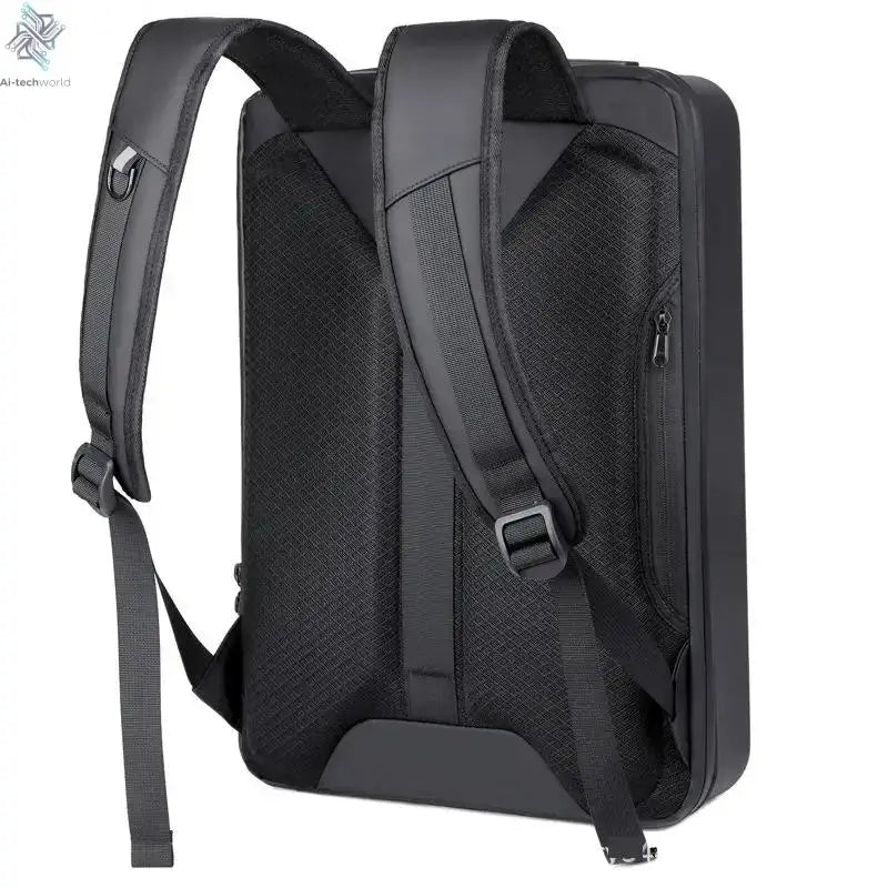Fashion Multi-functional Men's Backpack Large Capacity Water-repellent Abs Laptop Bag Usb E-sports Men's Backpack Hard Shell Bag Ai-TechWorld 