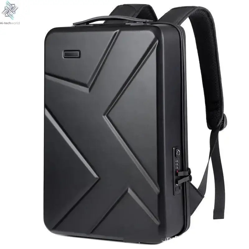 Fashion Multi-functional Men's Backpack Large Capacity Water-repellent Abs Laptop Bag Usb E-sports Men's Backpack Hard Shell Bag Ai-TechWorld 