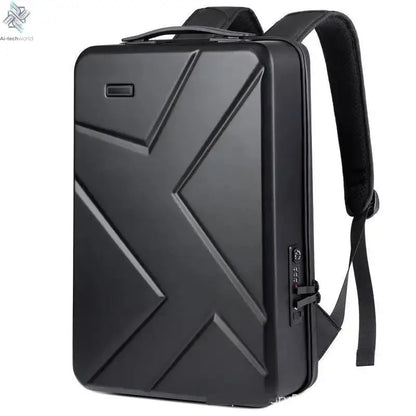 Fashion Multi-functional Men's Backpack Large Capacity Water-repellent Abs Laptop Bag Usb E-sports Men's Backpack Hard Shell Bag Ai-TechWorld 