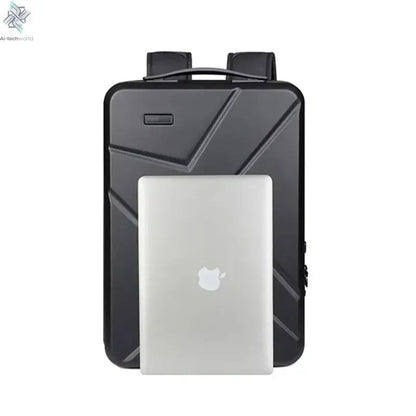 Fashion Multi-functional Men's Backpack Large Capacity Water-repellent Abs Laptop Bag Usb E-sports Men's Backpack Hard Shell Bag Ai-TechWorld 