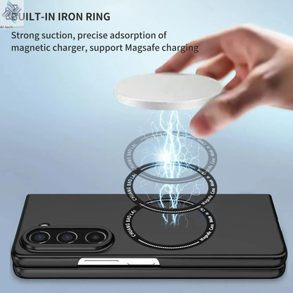 Fashion Ultra Thin Magnetic Magsafing Case for Samsung Galaxy Z Flip 6 5 4 3 2 1 4G 5G Fold 6 5 4 3 2 1 Wireless Charging Cover Ai-TechWorld 