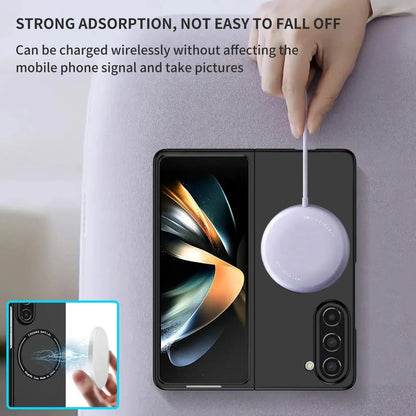 Fashion Ultra Thin Magnetic Magsafing Case for Samsung Galaxy Z Flip 6 5 4 3 2 1 4G 5G Fold 6 5 4 3 2 1 Wireless Charging Cover Ai-TechWorld 