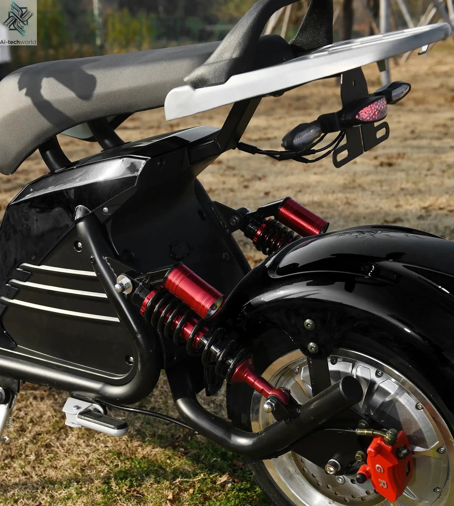 Fat Tire Electric Scooter Adult Citycoco with 2 Seat Power Scooter 60V 4000W E-Bike Ai-TechWorld 