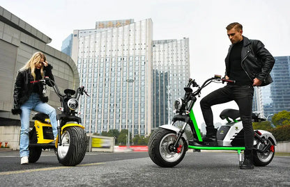 Fat Tire Electric Scooter Adult Citycoco with 2 Seat Power Scooter 60V 4000W E-Bike Ai-TechWorld 