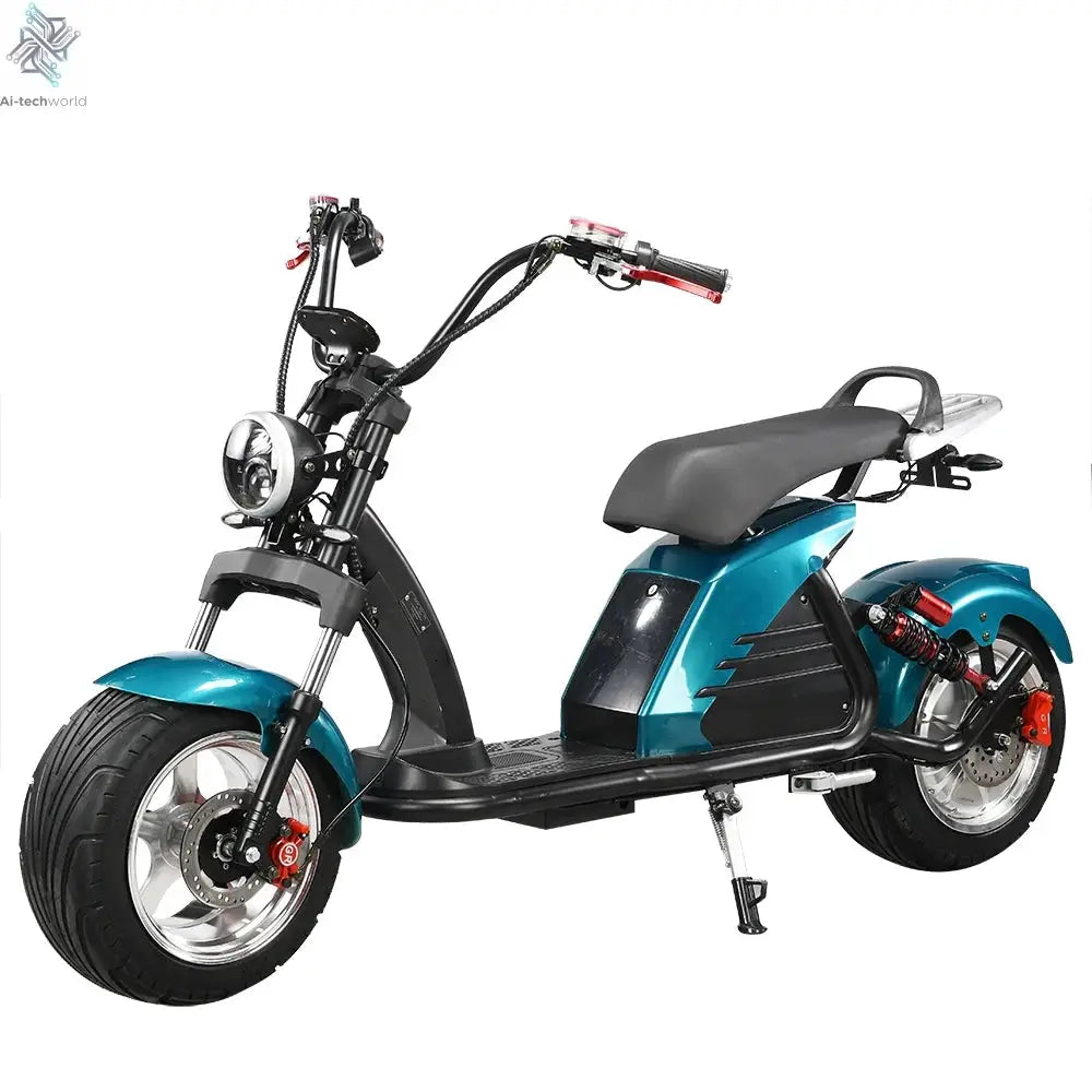 Fat Tire Electric Scooter Adult Citycoco with 2 Seat Power Scooter 60V 4000W E-Bike Ai-TechWorld 