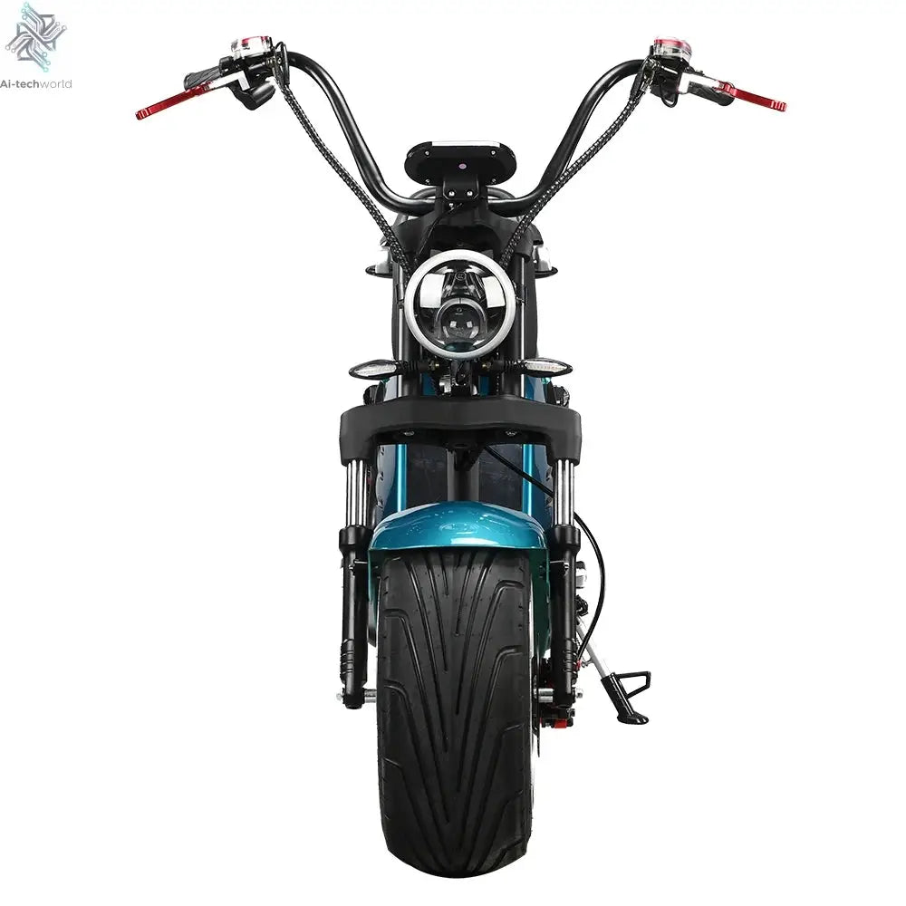 Fat Tire Electric Scooter Adult Citycoco with 2 Seat Power Scooter 60V 4000W E-Bike Ai-TechWorld 