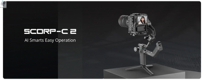 FeiyuTech SCORP-C 2 Gimbal Camera Stabilizer for DSLR&Mirrorless 3.5kg Payload, AI Tracking, Native Vertical Shooting SCORP C2 Ai-TechWorld 
