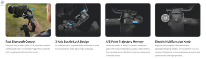 FeiyuTech SCORP-C 2 Gimbal Camera Stabilizer for DSLR&Mirrorless 3.5kg Payload, AI Tracking, Native Vertical Shooting SCORP C2 Ai-TechWorld 