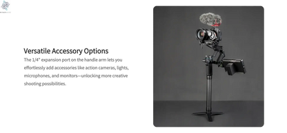 FeiyuTech SCORP-C 2 Gimbal Camera Stabilizer for DSLR&Mirrorless 3.5kg Payload, AI Tracking, Native Vertical Shooting SCORP C2 Ai-TechWorld 
