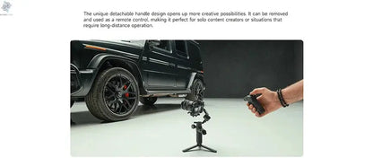 FeiyuTech SCORP Mini 3 Pro 3-in-1 Gimbal for Mirrorless, Action Cams and Smartphones with AI Tracking, 2 kg Load, 14 h Battery Ai-TechWorld 