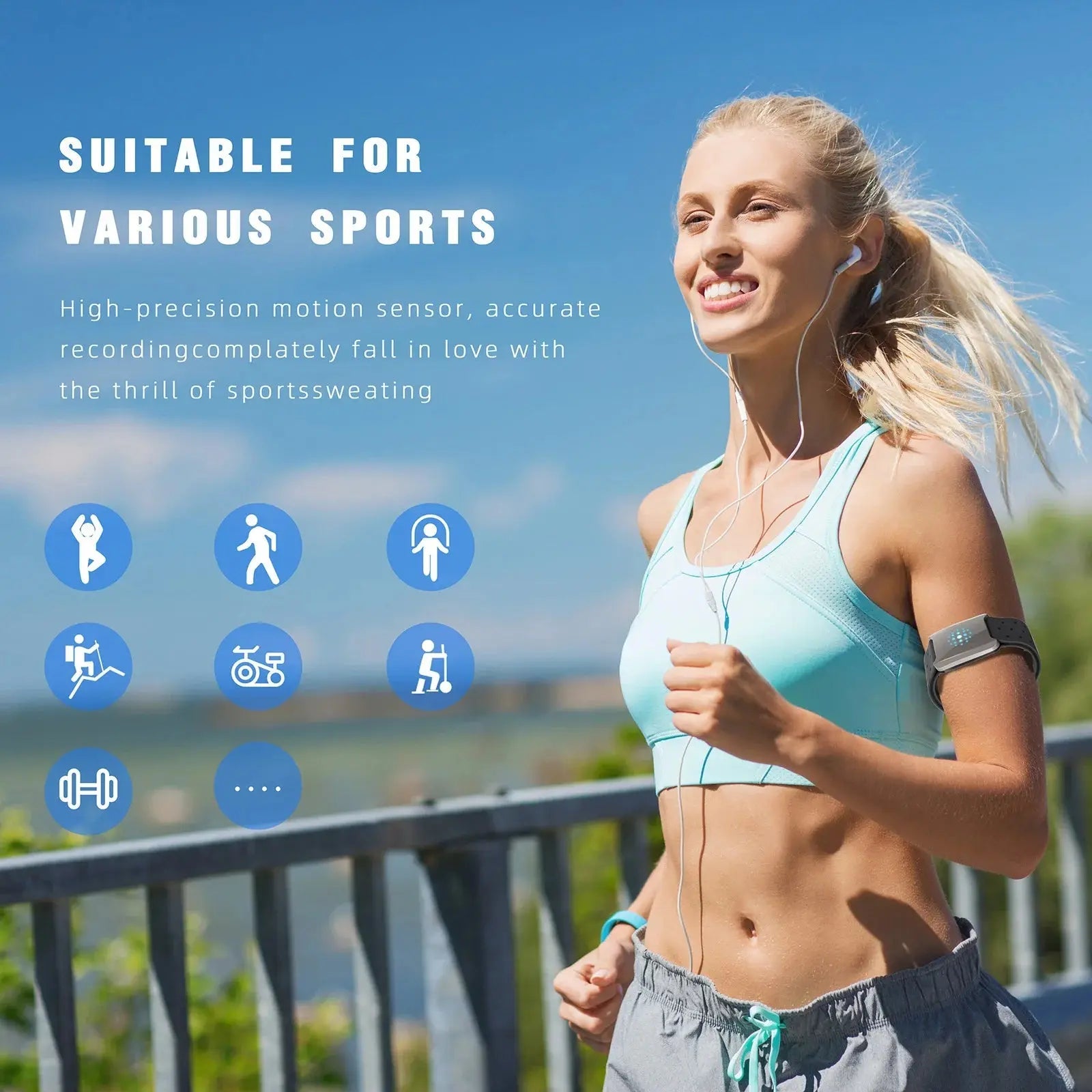 Fitness Tracker Wrist Band - Ai - TechWorld