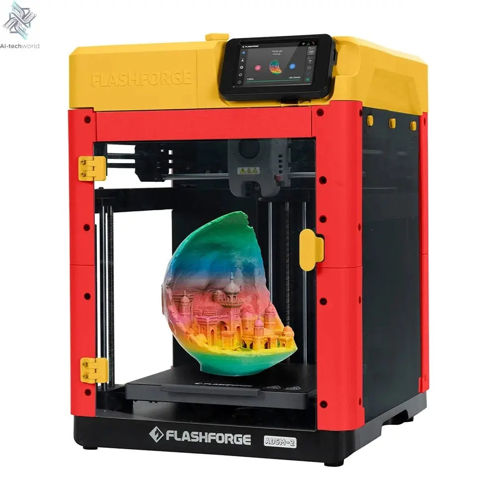 Flashforge Adventurer 5M 3D Printer with Auto Leveling and Power Loss Recovery - #Ai-TechWorld#