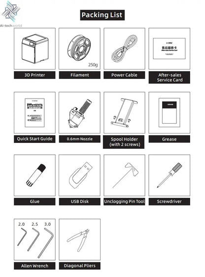 Flashforge Adventurer 5M Pro 3d Printer High Speed Full-auto Leveling Direct Extruder Automatic Shutdown With Camera Ai-TechWorld