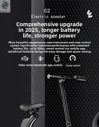 Folding electric bicycle, small, ultra-light and portable, transportation lithium batteries help drive battery cars Ai-TechWorld 