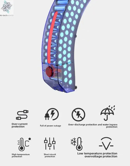 Folding electric bicycle, small, ultra-light and portable, transportation lithium batteries help drive battery cars Ai-TechWorld 