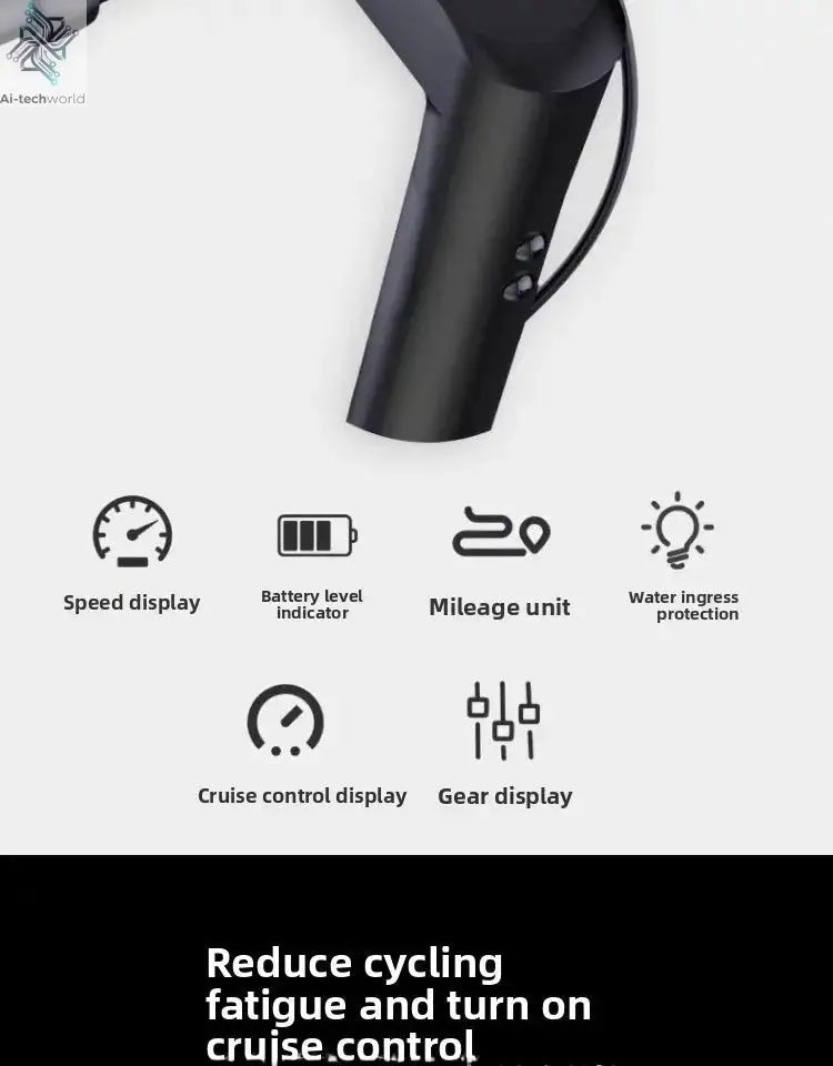 Folding electric bicycle, small, ultra-light and portable, transportation lithium batteries help drive battery cars Ai-TechWorld 