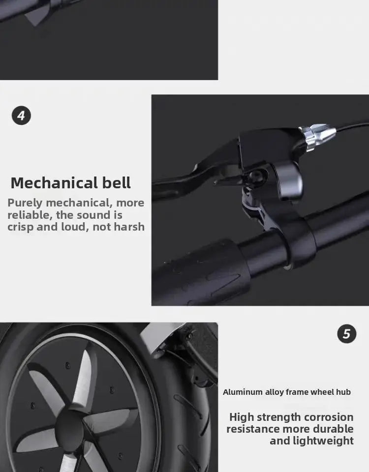 Folding electric bicycle, small, ultra-light and portable, transportation lithium batteries help drive battery cars Ai-TechWorld 