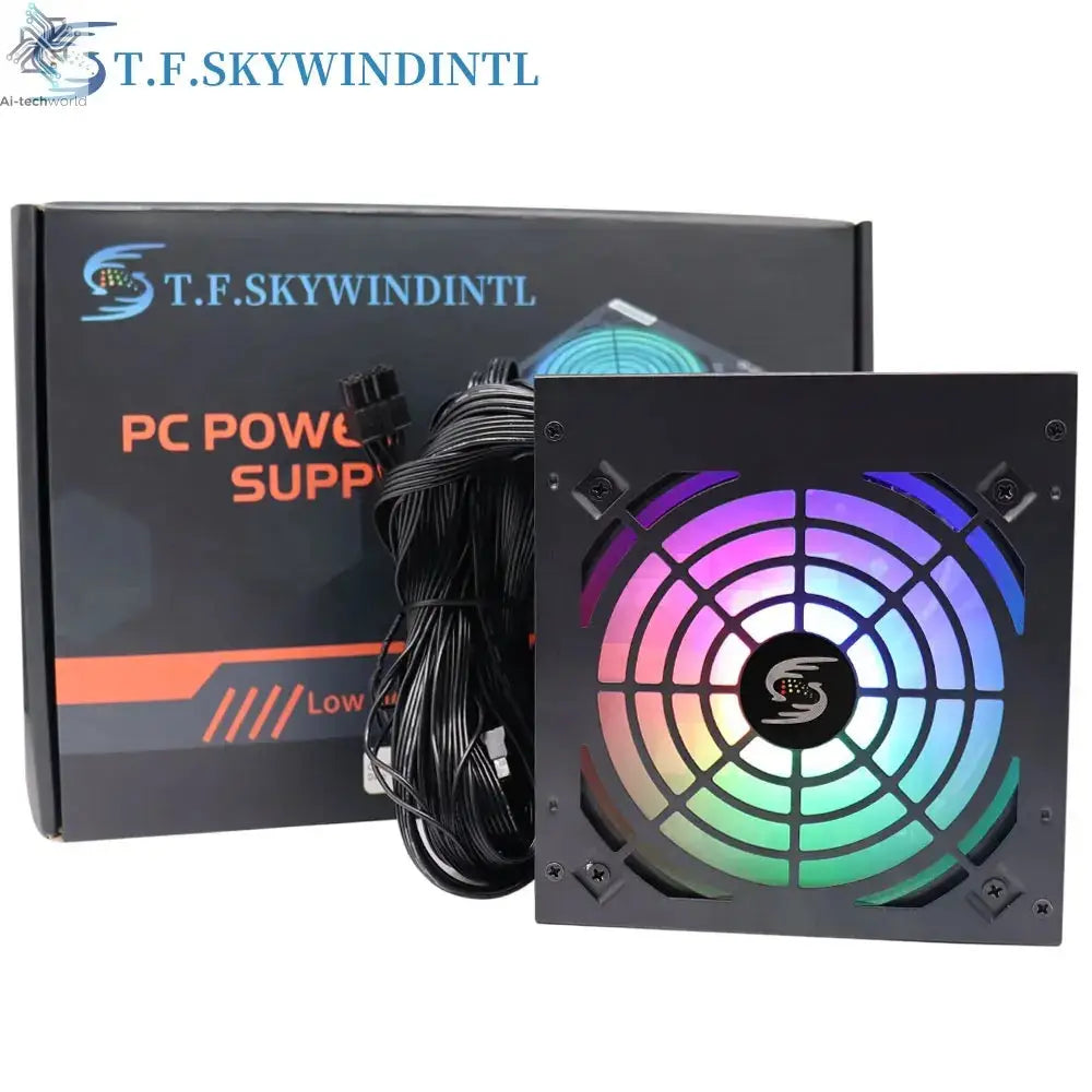 Fonte 500w PSU12V PC Power Sources For Office 500W 24pin ATX Computer Power Supply PSU 500W PC Gaming Power PC Gamer Source Game Ai-TechWorld 