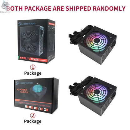 Fonte 500w PSU12V PC Power Sources For Office 500W 24pin ATX Computer Power Supply PSU 500W PC Gaming Power PC Gamer Source Game Ai-TechWorld 