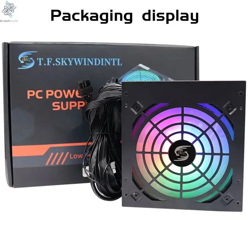 Fonte 500w PSU12V PC Power Sources For Office 500W 24pin ATX Computer Power Supply PSU 500W PC Gaming Power PC Gamer Source Game Ai-TechWorld 