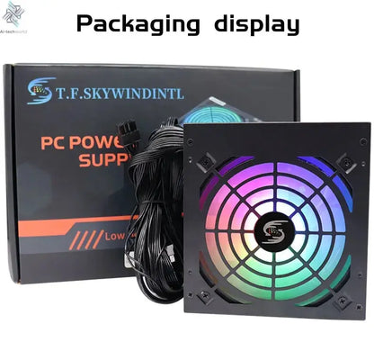 Fonte 500w PSU12V PC Power Sources For Office 500W 24pin ATX Computer Power Supply PSU 500W PC Gaming Power PC Gamer Source Game Ai-TechWorld 