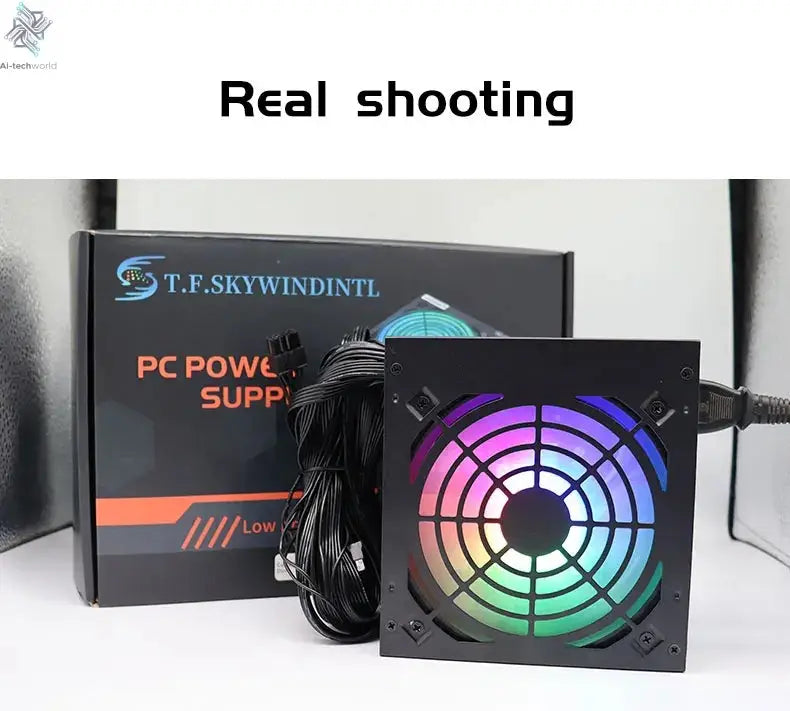 Fonte 500w PSU12V PC Power Sources For Office 500W 24pin ATX Computer Power Supply PSU 500W PC Gaming Power PC Gamer Source Game Ai-TechWorld 