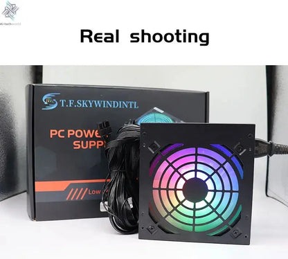 Fonte 500w PSU12V PC Power Sources For Office 500W 24pin ATX Computer Power Supply PSU 500W PC Gaming Power PC Gamer Source Game Ai-TechWorld 