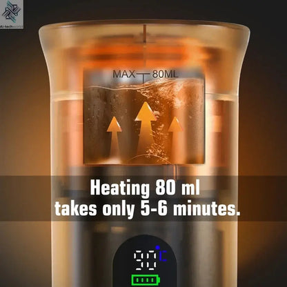 Foombthe Portable Espresso Coffee Machine With Digital Display 3-in-1 Capsule Coffee Maker for Car & Home Camping Coffee Maker Ai-TechWorld 