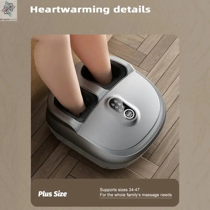 Foot Massage Machine Multifunctional Electric Kneading Heating Roller 8D Airbag Compress Foot Calf Massager For Health Care Gift Ai-TechWorld 