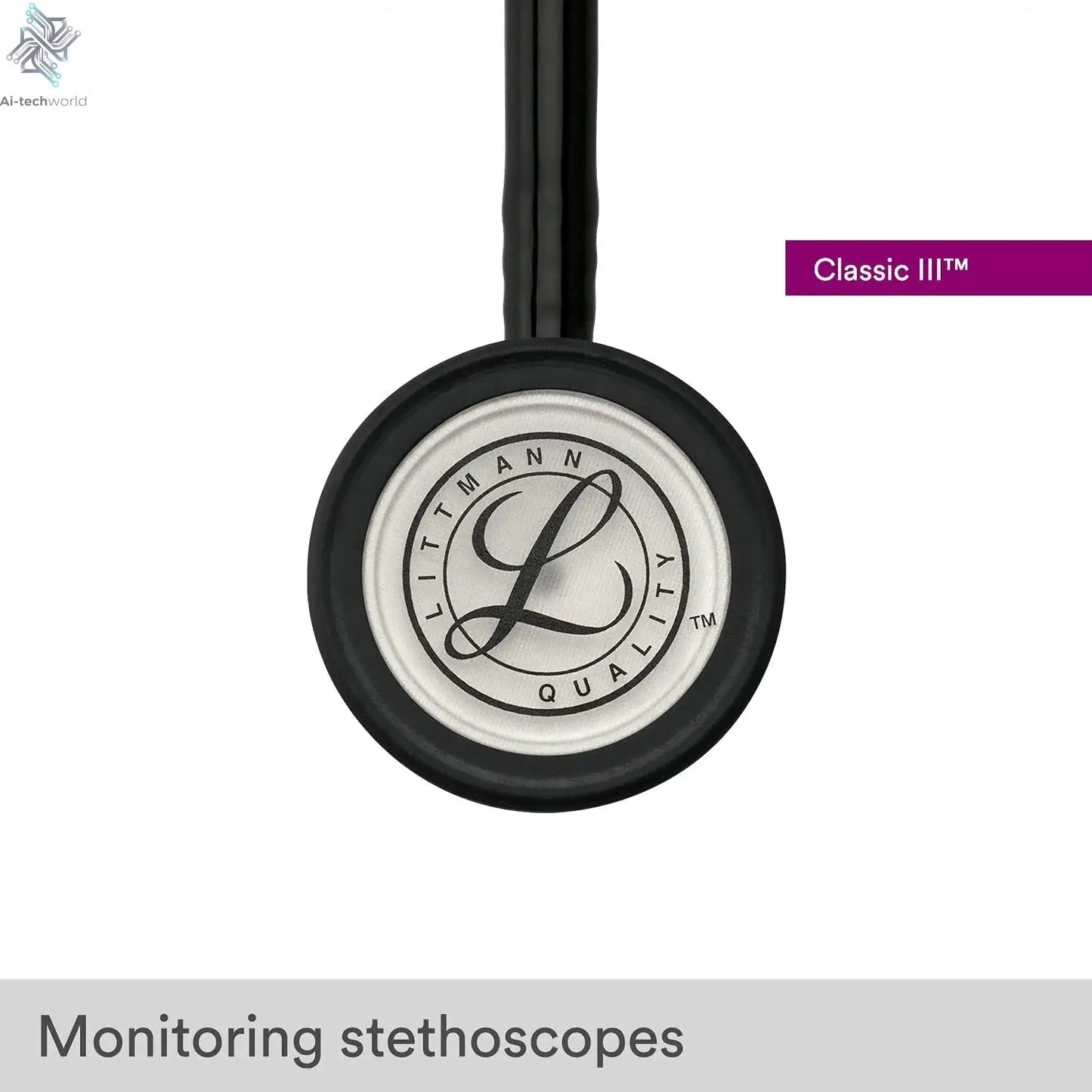 For Littmann Classic III Stethoscope Dual Head Professional Medical Tunable Diaphragm Stethoscope For Doctor Health Care Ai-TechWorld 