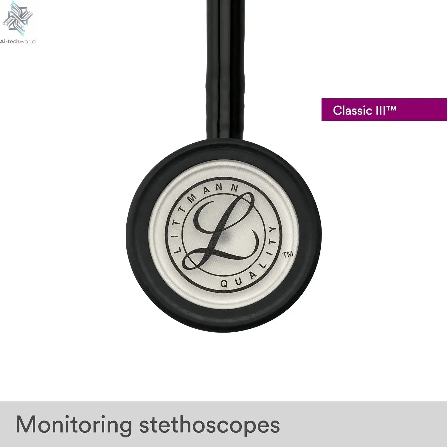 For Littmann Classic III Stethoscope Dual Head Professional Medical Tunable Diaphragm Stethoscope For Doctor Health Care Ai-TechWorld 
