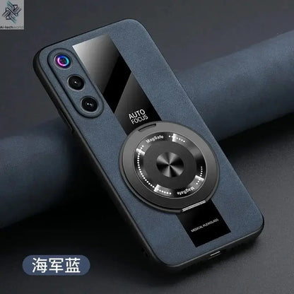 For Nubia Red Magic 10 Air Case Magnetic 360° Rotate Ring Holder PU Leather Silicone Back Cover For RedMagic 10 Air Shell Ai-TechWorld 