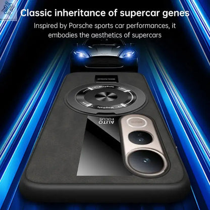 For VIVO V60 Lite Case New High-end Plain Leather 360 Rotating Stand Anti-drop Cover For VIVO V60 Anti-scratch Bumper Funda Ai-TechWorld 