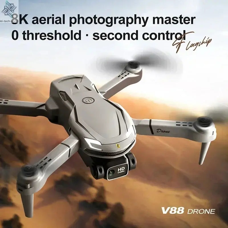 For Xiaomi V88 Drone 8K 5G GPS Professional HD Aerial Photography Remote Control Aircraft HD Dual Camera Quadcopter 4k drone Ai-TechWorld 