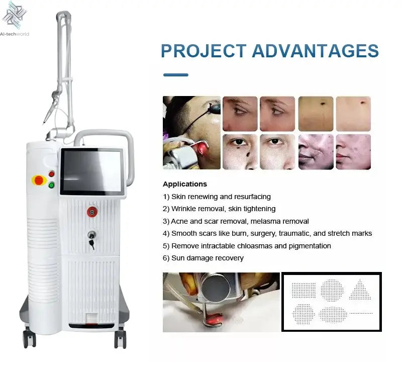 Fractional 4D CO2 Lase Scar Removal Machine 4D Fotona Co2 Fractional lase Machine Skin tightening Wrinkle Remover Ai-TechWorld 
