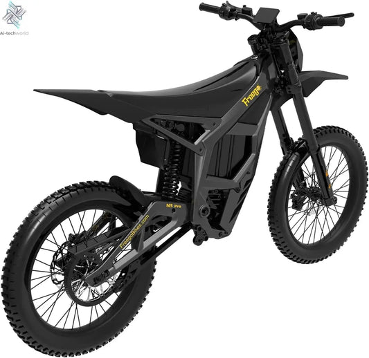 Freego Electric Dirt Bike 72V 40Ah 8000W Peak Mid-Drive Motor 53 MPH Electric Motorbike Motorcycle 4-Piston Hydraulic Brakes - Ai-TechWorld